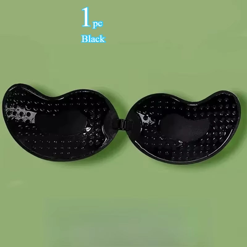 Elevate Your Style with the Invisible Push-Up Bra: Backless, Strapless, and Seamless Comfort in Silicone