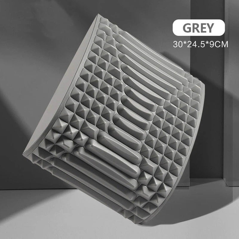 Chronic Lower Back Pain Relief: Lumbar Support Stretcher and Posture Corrector Pillow