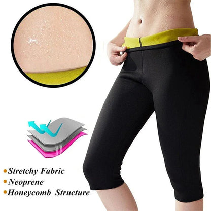 Elevate Your Workout with Women's Neoprene Sauna Slimming Pants - Achieve Your Weight Loss Goals in Style!