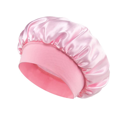Luxurious 1Pcs Soft Silk Satin Lined Bonnet - Perfect for Sleep, Shower, and Hair Care!