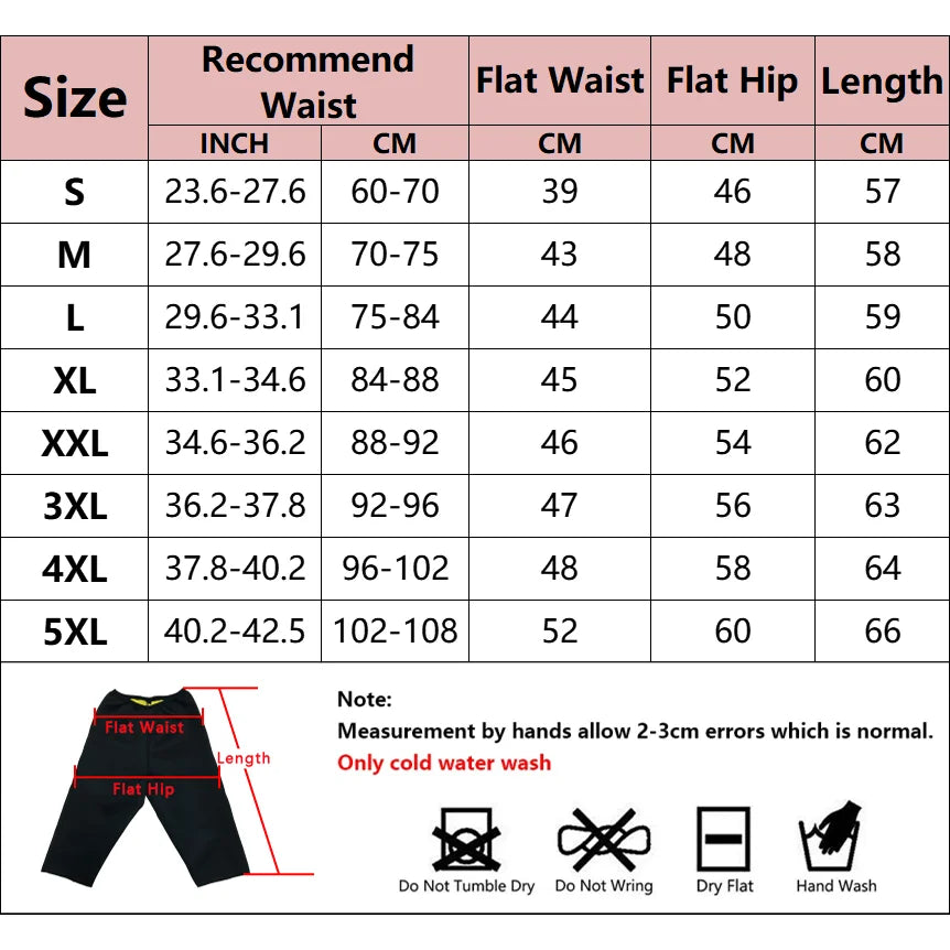 Elevate Your Workout with Women's Neoprene Sauna Slimming Pants - Achieve Your Weight Loss Goals in Style!