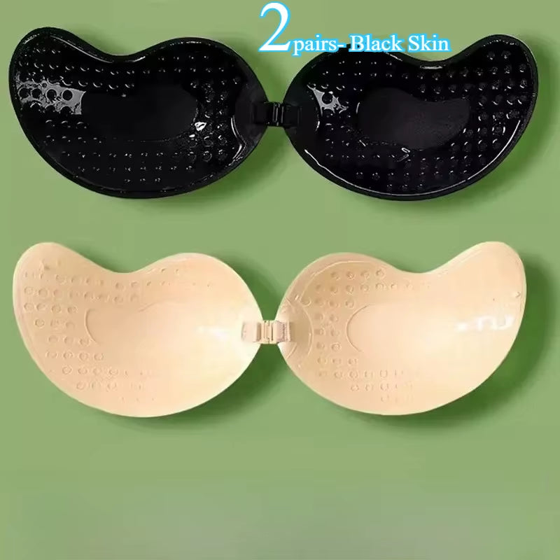 Elevate Your Style with the Invisible Push-Up Bra: Backless, Strapless, and Seamless Comfort in Silicone