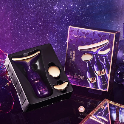 Revitalize Your Skin with the 3-in-1 Facial Lifting Device - Neck, Facial, and Eye Massage for Youthful Radiance!