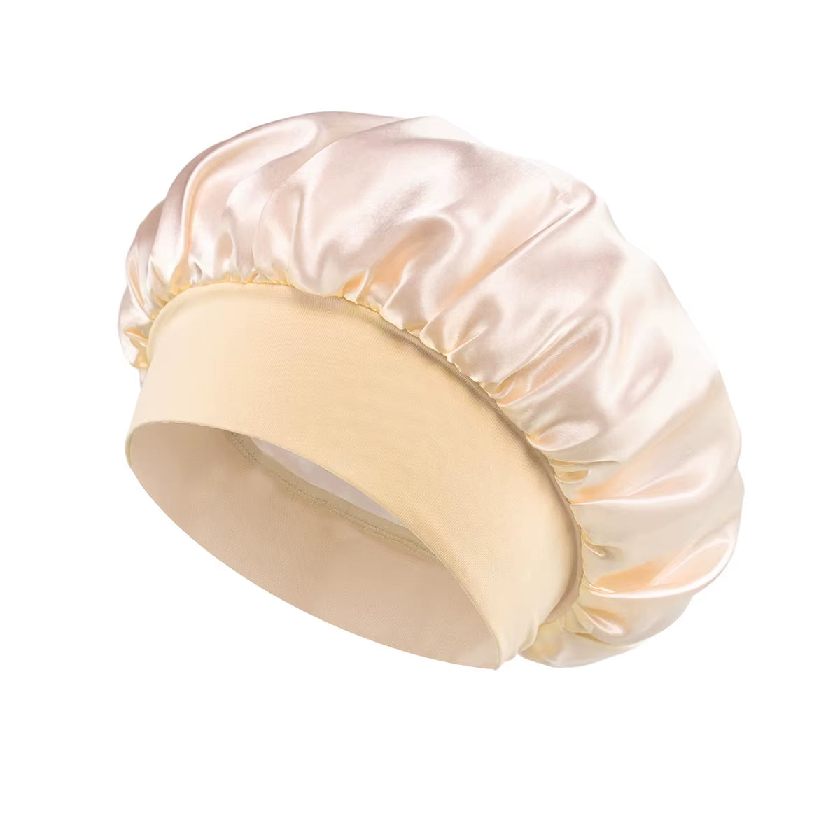 Luxurious 1Pcs Soft Silk Satin Lined Bonnet - Perfect for Sleep, Shower, and Hair Care!