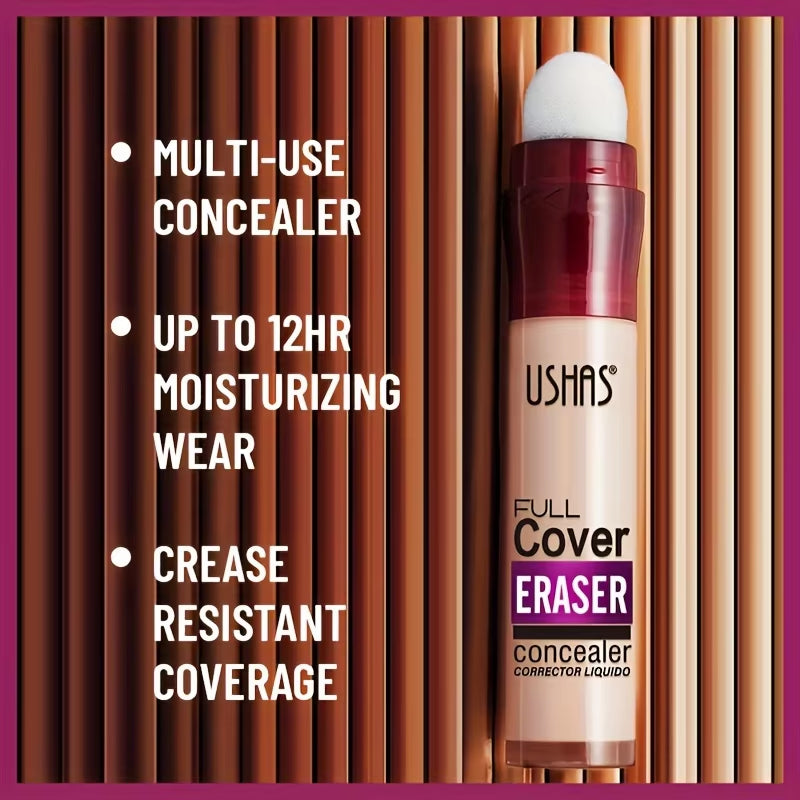 Illuminate Your Skin with Our New Long-Lasting Sponge Head Concealer – Perfect for Hiding Dark Circles, Freckles, Acne, Pigmentation, and Blemishes!