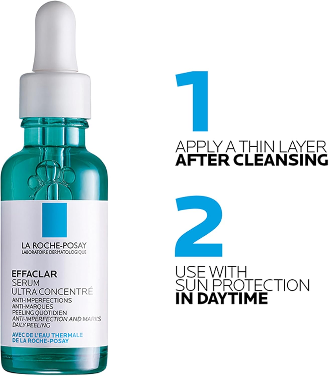 Transform Your Skin with La Roche-Posay Effaclar Ultra Concentrated Serum - Perfect for Acne-Prone Skin, 30Ml