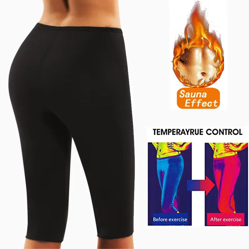 Elevate Your Workout with Women's Neoprene Sauna Slimming Pants - Achieve Your Weight Loss Goals in Style!