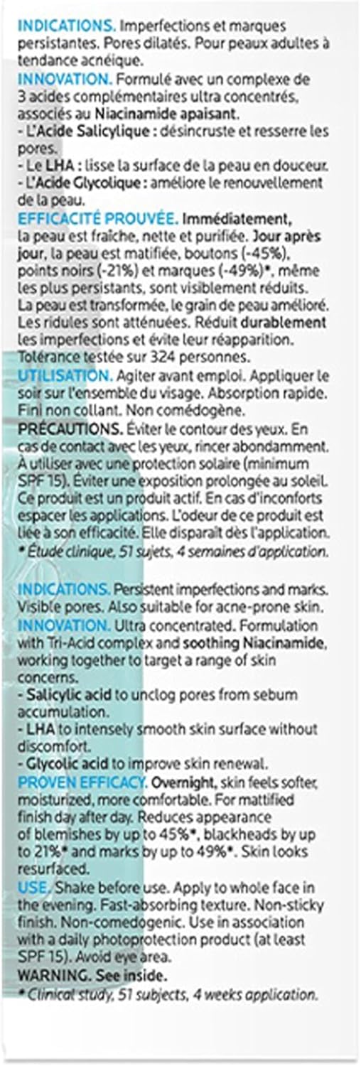 Transform Your Skin with La Roche-Posay Effaclar Ultra Concentrated Serum - Perfect for Acne-Prone Skin, 30Ml