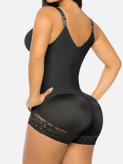 Transform Your Silhouette with Our 1Pc Double Compression Tummy Control Body Shaper - Perfect for Postpartum Lift and Support