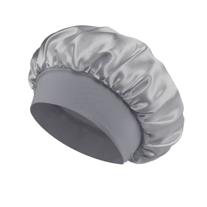 Luxurious 1Pcs Soft Silk Satin Lined Bonnet - Perfect for Sleep, Shower, and Hair Care!