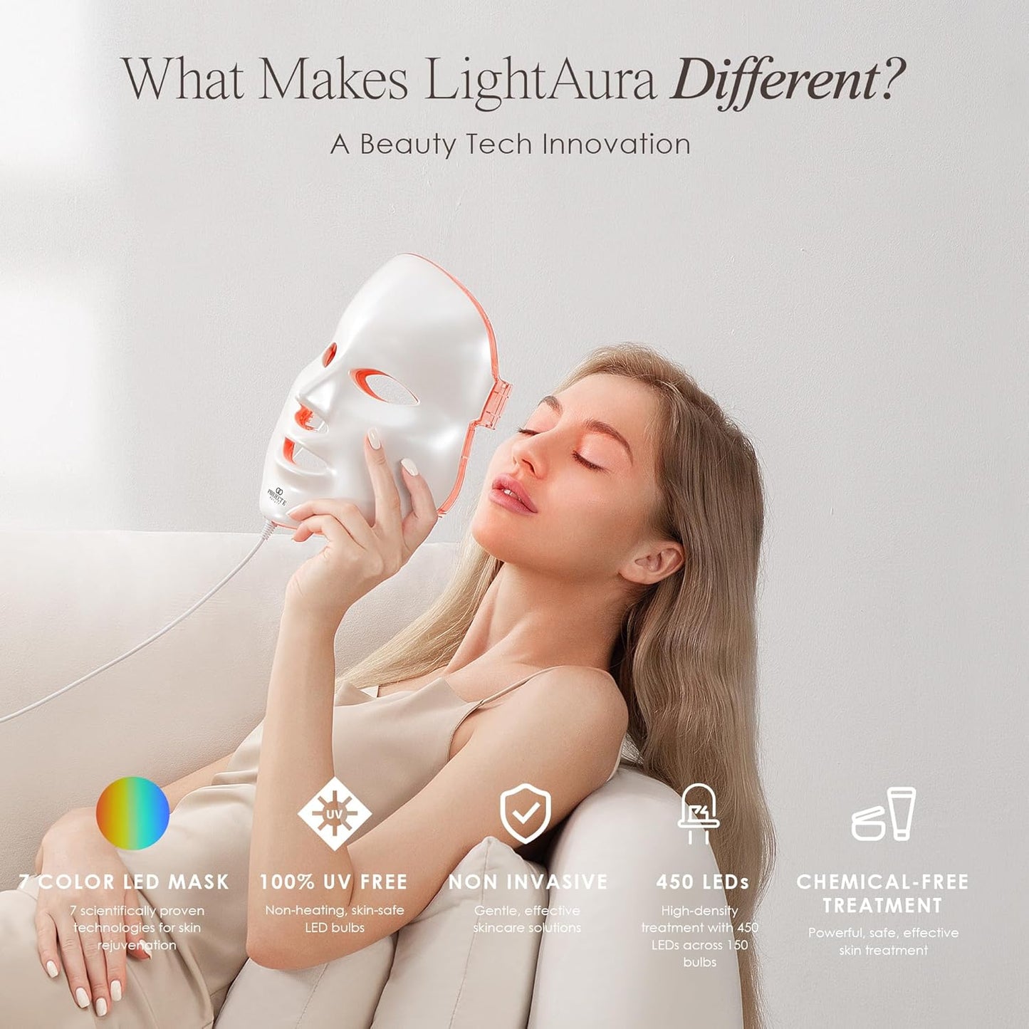 Transform Your Skin with the Skin Rejuvenation Photon Mask | 7-Color LED Light Therapy for Anti-Aging and Radiant Complexion