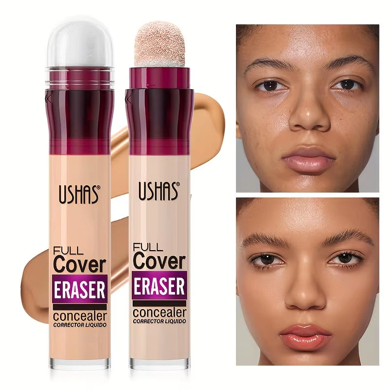 Illuminate Your Skin with Our New Long-Lasting Sponge Head Concealer – Perfect for Hiding Dark Circles, Freckles, Acne, Pigmentation, and Blemishes!