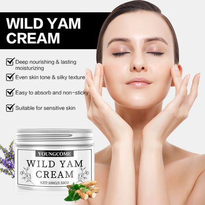 Revitalize Your Skin with Wild Yam Cream - Hormonal Balance & Radiant Glow for Women