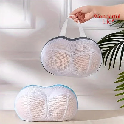 Protect Your Lingerie with Our Foldable Mesh Bra Wash Bag - Ideal for Safe Washing and Travel!