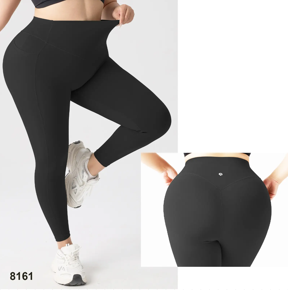High Waisted Yoga Leggings – Tummy Control, Butt Lifting with Pockets