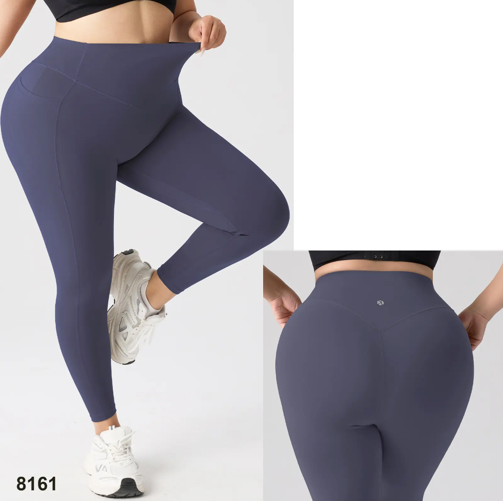 High Waisted Yoga Leggings – Tummy Control, Butt Lifting with Pockets