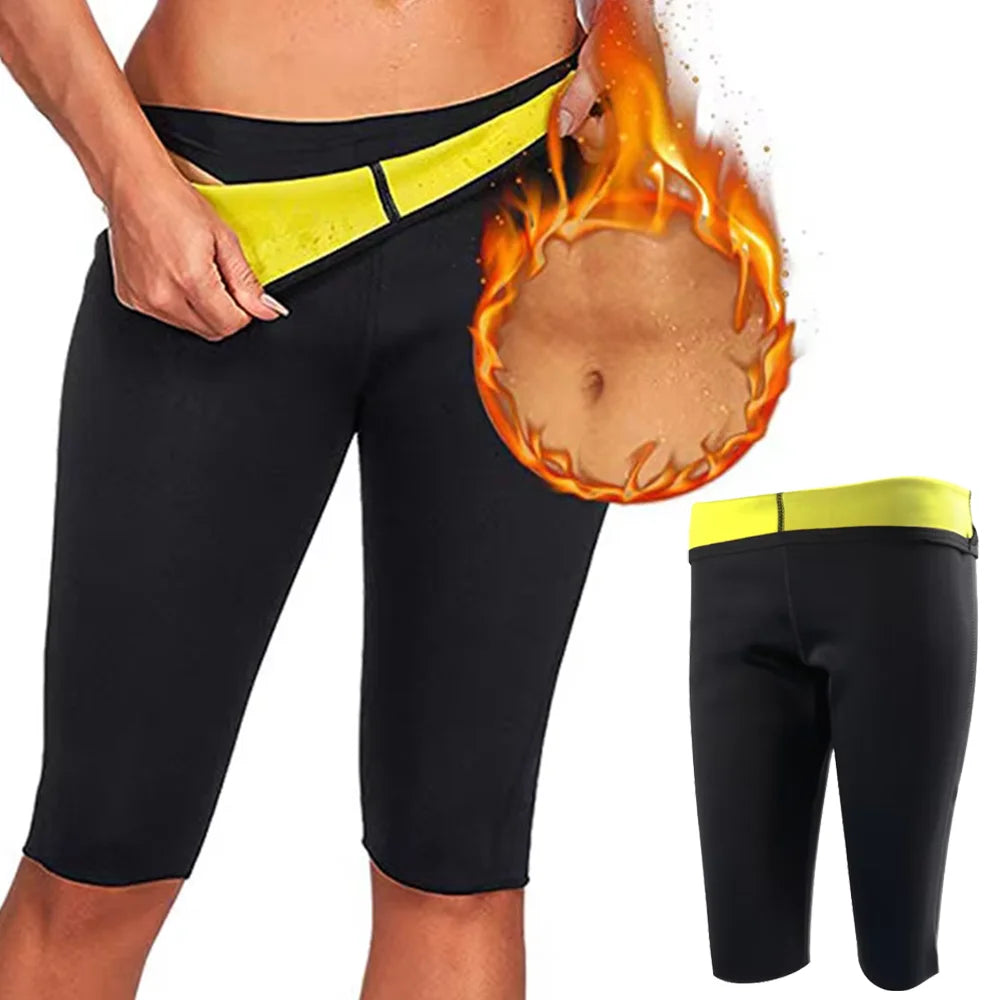 Elevate Your Workout with Women's Neoprene Sauna Slimming Pants - Achieve Your Weight Loss Goals in Style!