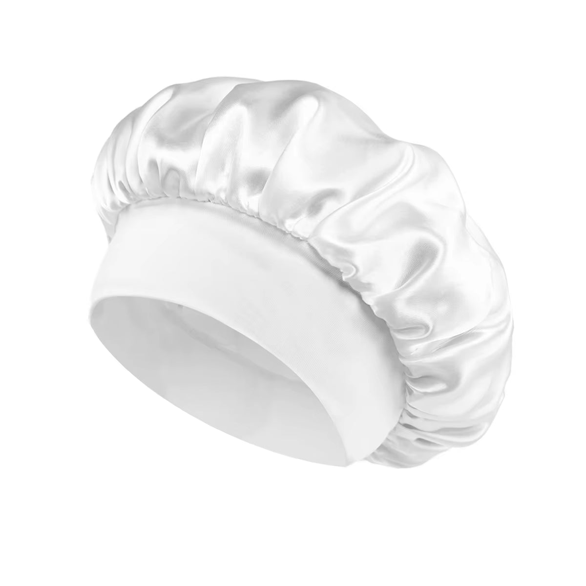 Luxurious 1Pcs Soft Silk Satin Lined Bonnet - Perfect for Sleep, Shower, and Hair Care!