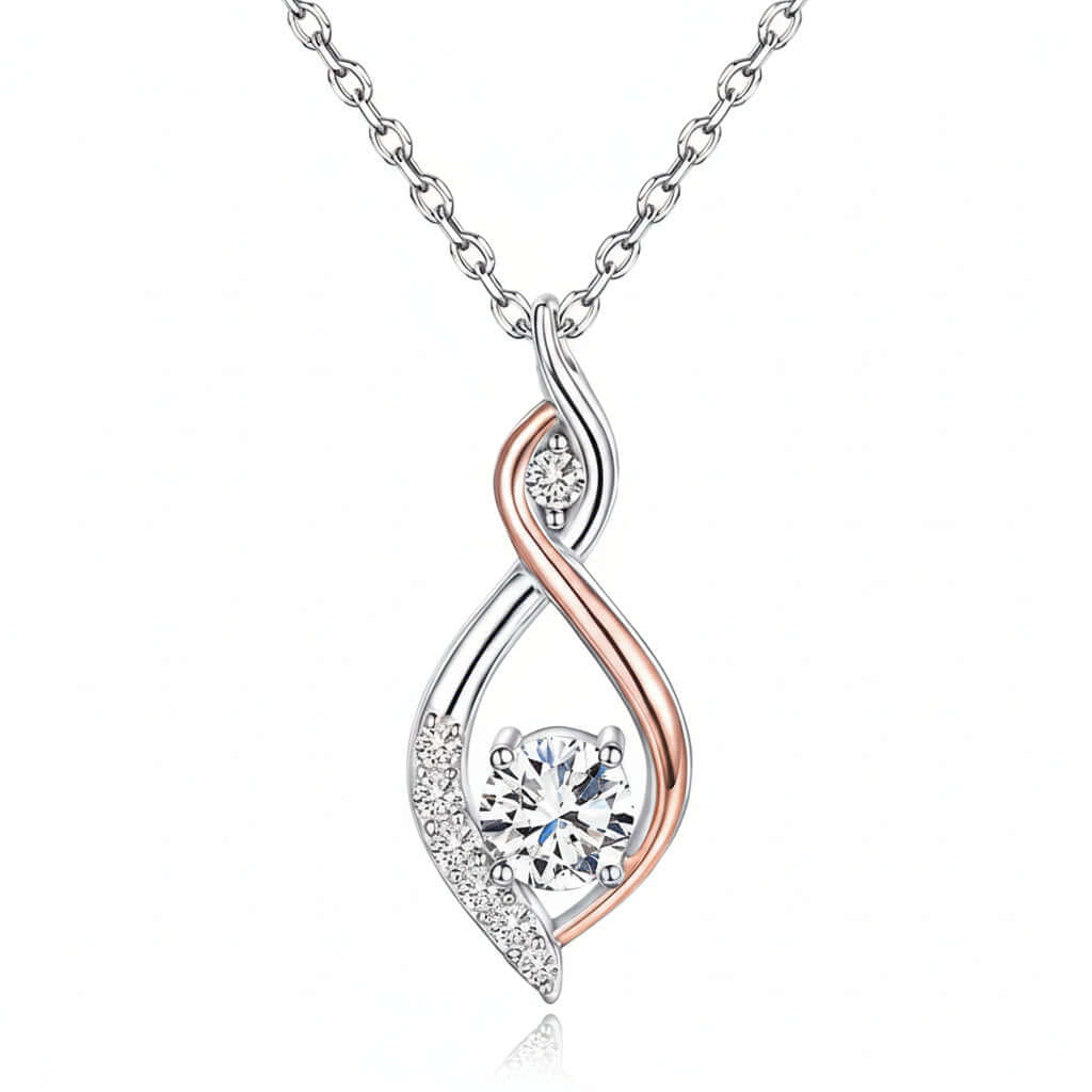 Elevate Your Style with the Two-Tone Smart Necklace – A Chic Blend of Elegance and Modern Design
