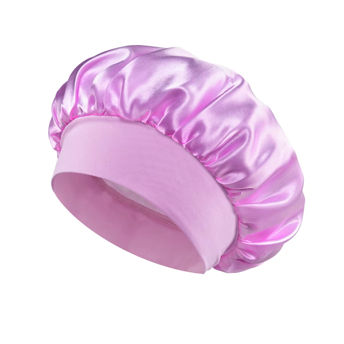Luxurious 1Pcs Soft Silk Satin Lined Bonnet - Perfect for Sleep, Shower, and Hair Care!