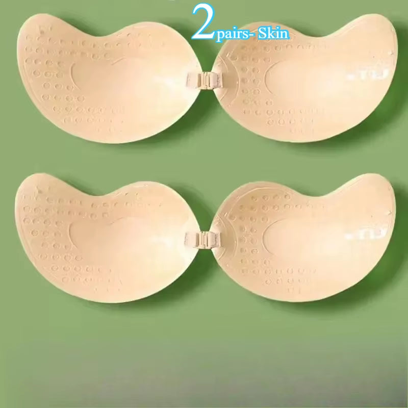 Elevate Your Style with the Invisible Push-Up Bra: Backless, Strapless, and Seamless Comfort in Silicone