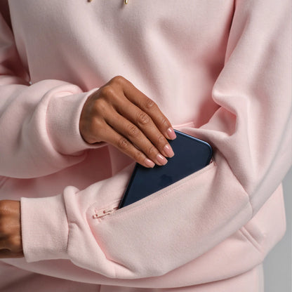 Experience Ultimate Comfort: Limited Edition Comfrt X Tarte Hoodie with Built-In Eye Mask