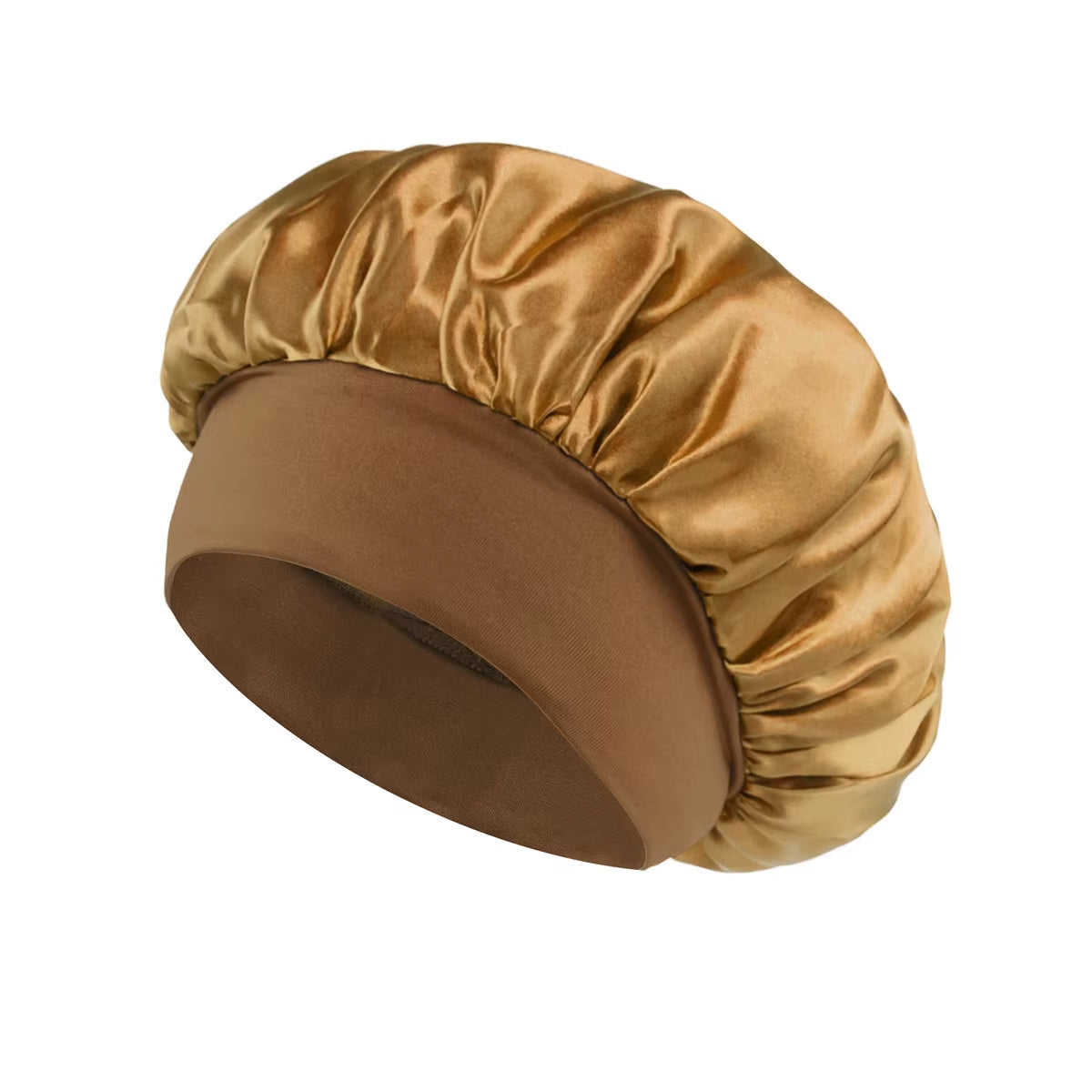 Luxurious 1Pcs Soft Silk Satin Lined Bonnet - Perfect for Sleep, Shower, and Hair Care!