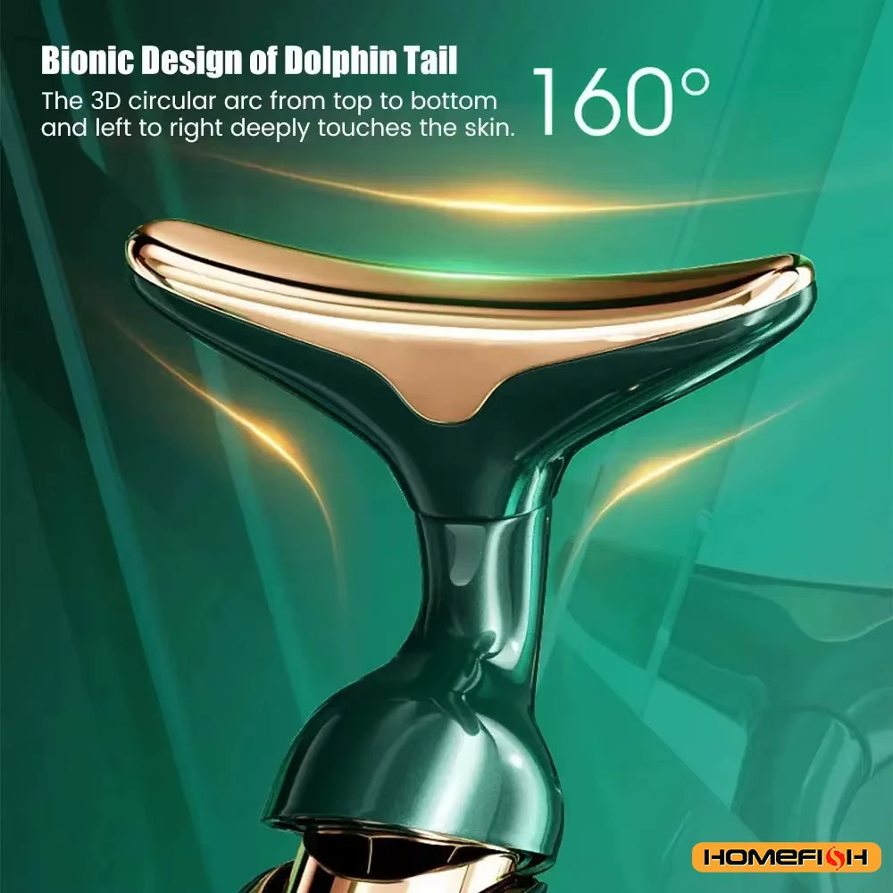 Revitalize Your Skin with the 3-in-1 Facial Lifting Device - Neck, Facial, and Eye Massage for Youthful Radiance!