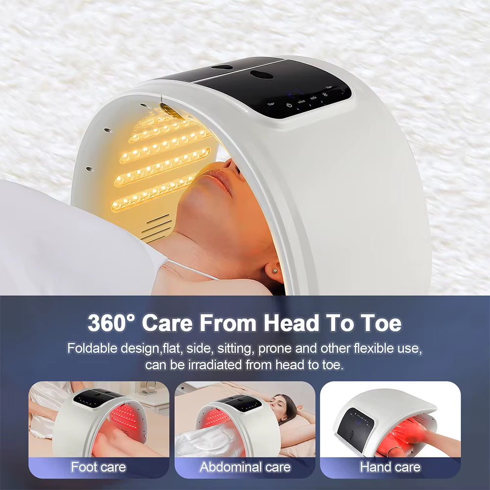 Transform Your Skin with the 7 Colors LED Photon Machine - Nano Spray Face & Body Rejuvenation for Home Use