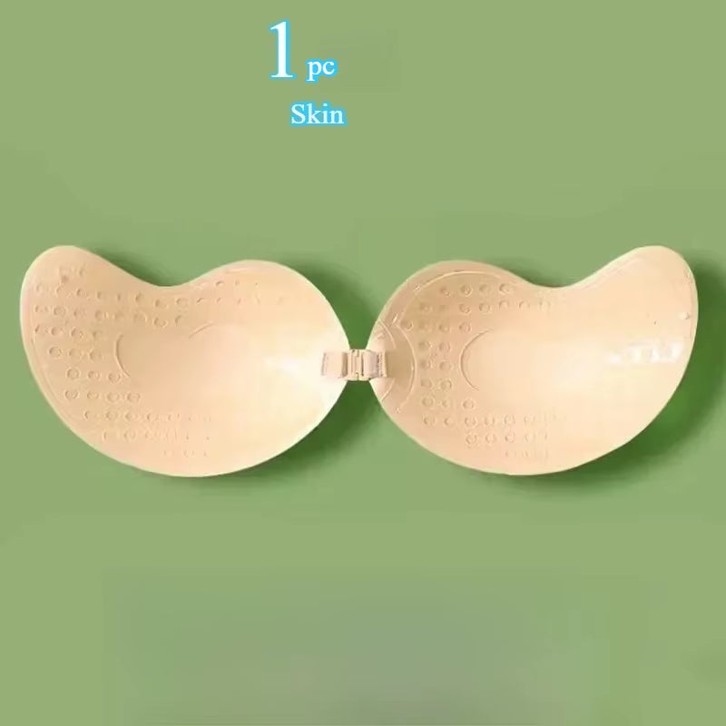 Elevate Your Style with the Invisible Push-Up Bra: Backless, Strapless, and Seamless Comfort in Silicone