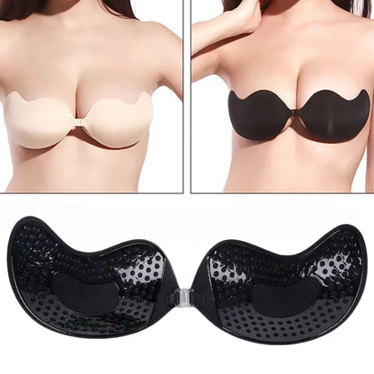 Elevate Your Style with the Invisible Push-Up Bra: Backless, Strapless, and Seamless Comfort in Silicone