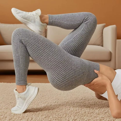 Elevate Your Workout with Women's High-Waisted Seamless Yoga Leggings - Tummy Control & Butt-Lifting Design for Ultimate Comfort and Style