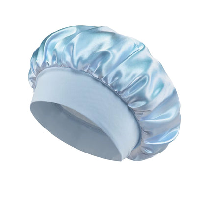 Luxurious 1Pcs Soft Silk Satin Lined Bonnet - Perfect for Sleep, Shower, and Hair Care!
