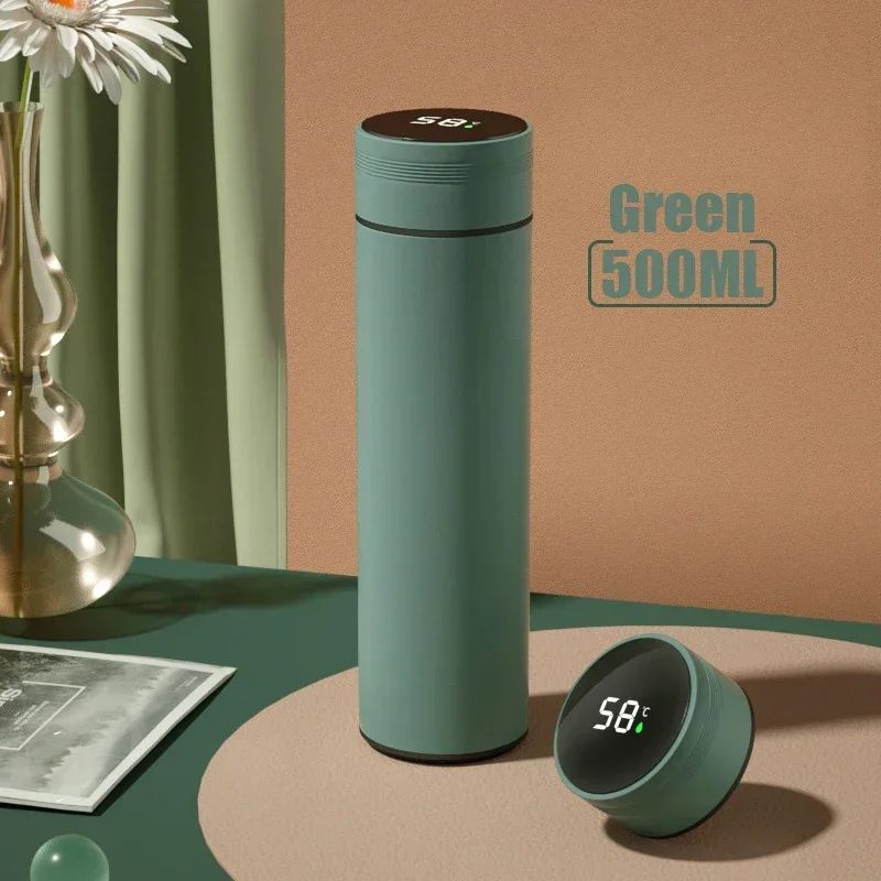 500ML Stainless Steel Thermos Cup with Temperature Display