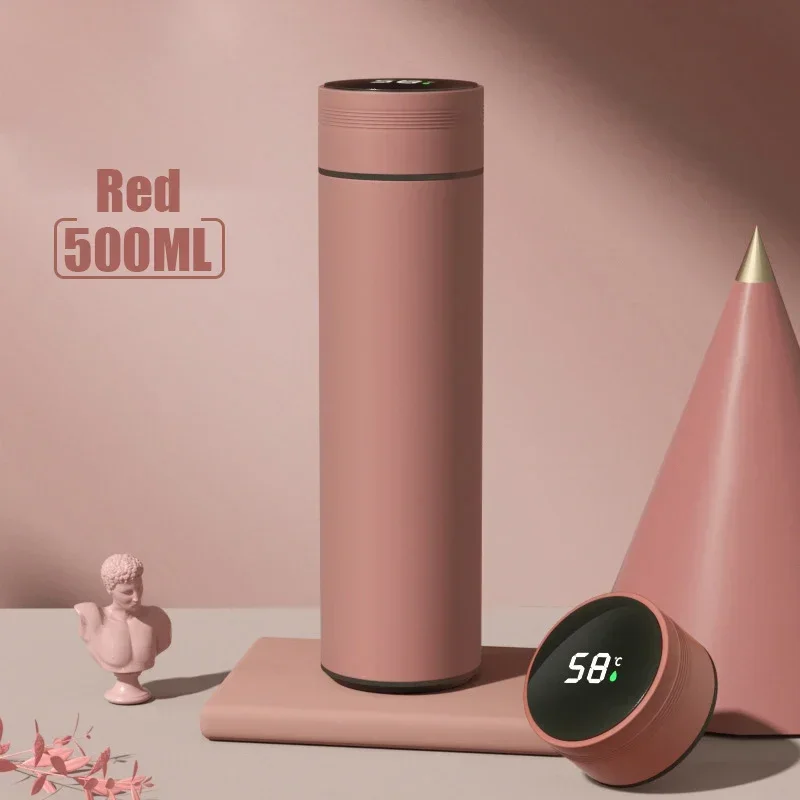 500ML Stainless Steel Thermos Cup with Temperature Display
