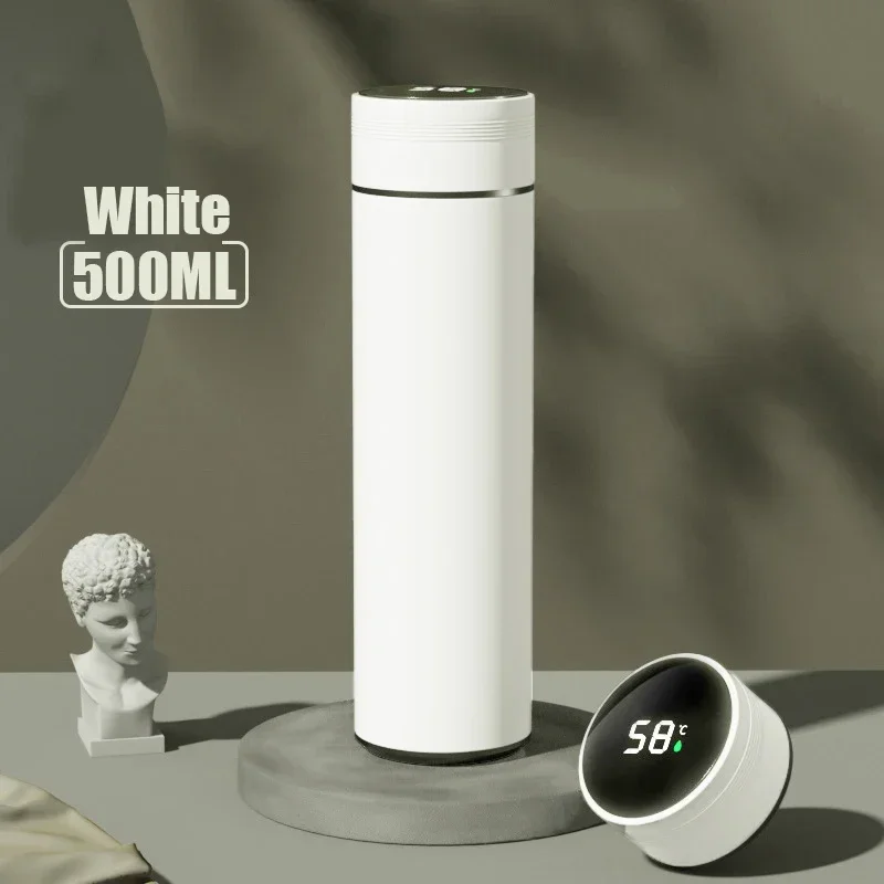 500ML Stainless Steel Thermos Cup with Temperature Display