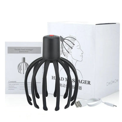 Electric Head Massager Scalp Hair Growth Head Relax Stress Relief 