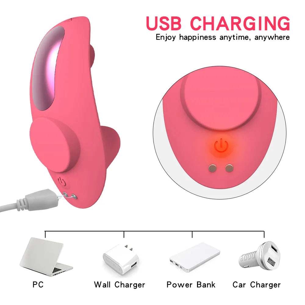 Vibrator for Women Remote Control with Sexy Panties 